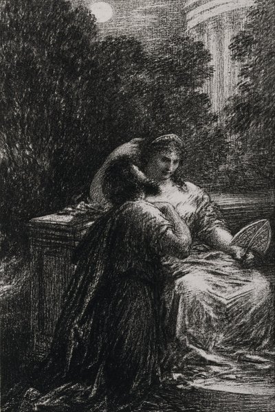 Troyanos en Cartago, Acto III de Ignace Henri Jean Fantin Latour